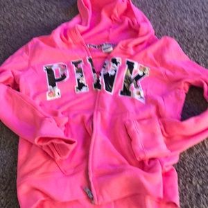 PINK sweatshirt hoodie,great condition no stains